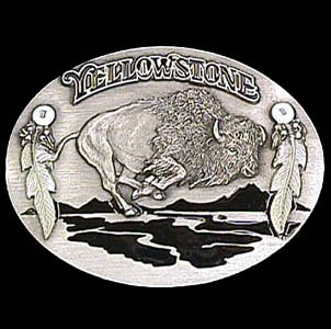 Belt Buckle - Yellowstone Bison